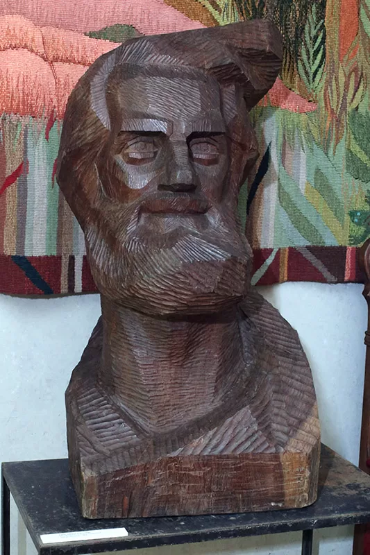 Kārlis Stārasts (1911-1996) „Koktēlnieka A.Bērnieka portrets”, 1964. Vjetnamas rieksts
